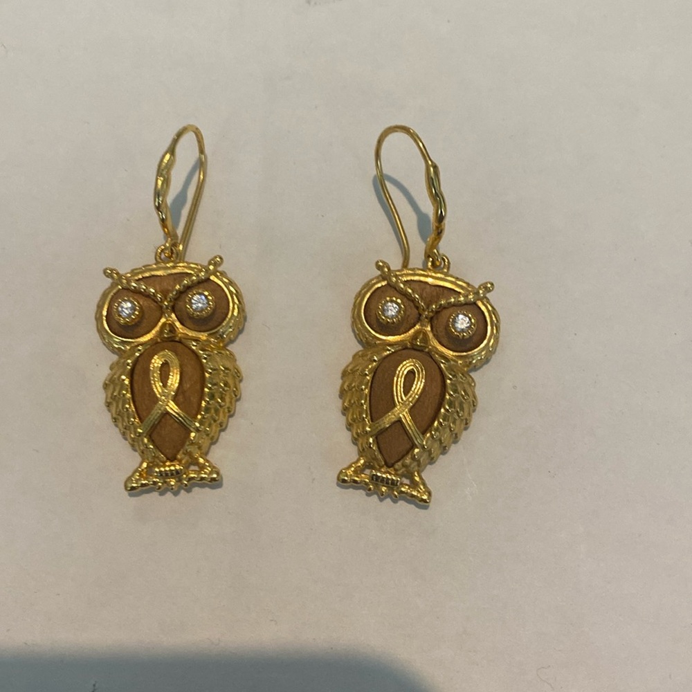Capucine de wulf owl earring